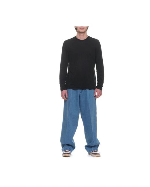 Cellar Door Blue Wide Jeans for men