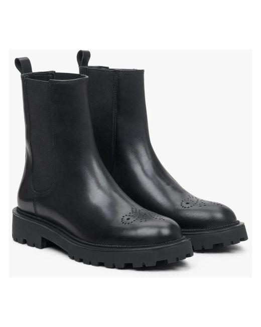 ESTRO Chelsea Boots in het Black