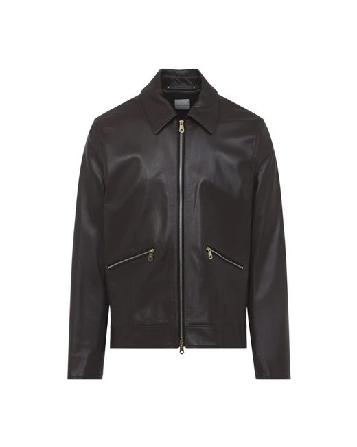 Leather Jackets Paul Smith de hombre de color Black