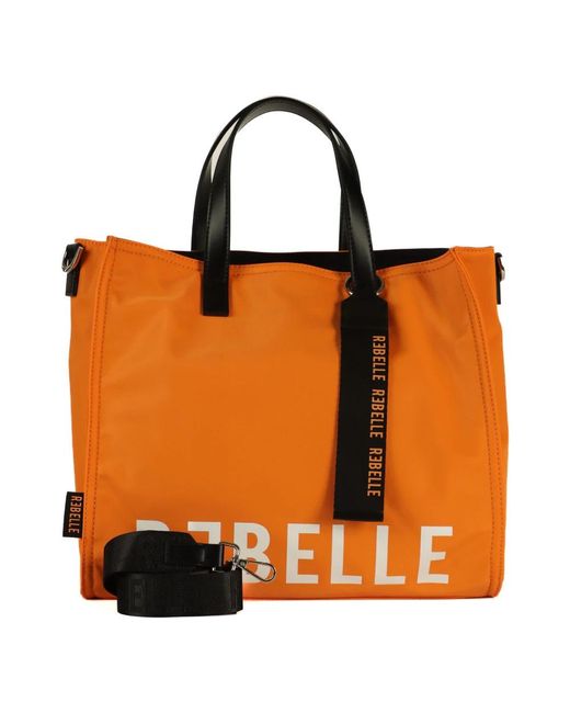 Rebelle Orange Tote Bags