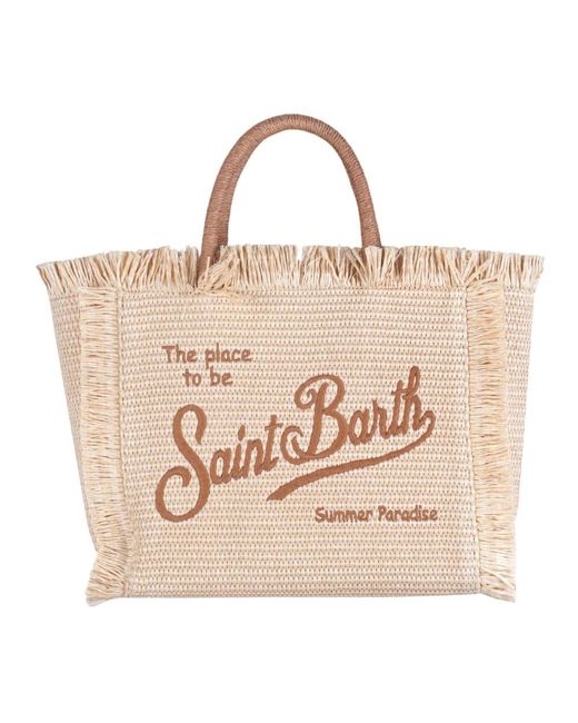 Mc2 Saint Barth Natural Tote Bags