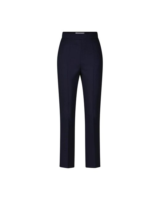 Max Mara Blue Slim-Fit Trousers