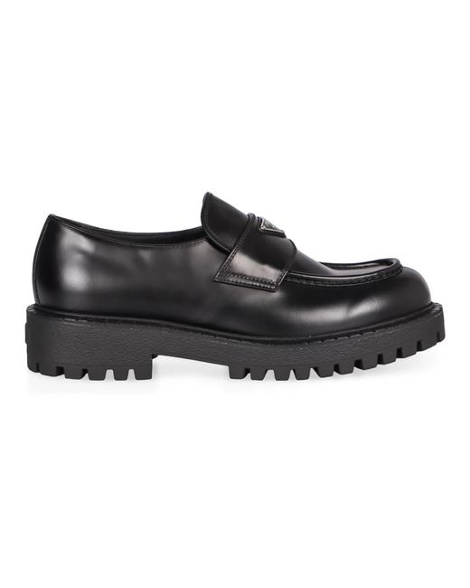 Prada Men's Black Loafers