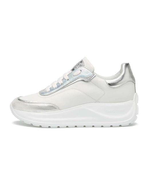 Candice Cooper White Sneakers Spark 010