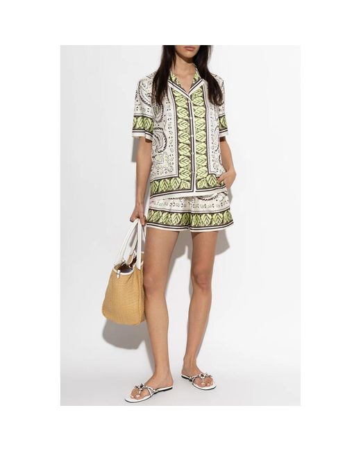 Shirts Tory Burch de color Natural