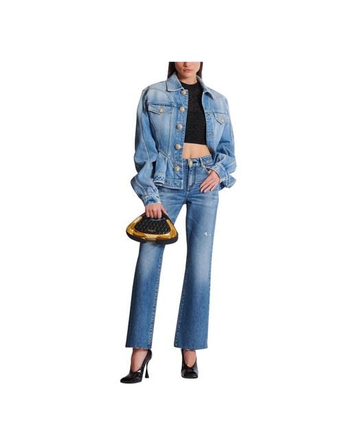 Balmain Sleeveless Tops in het Black