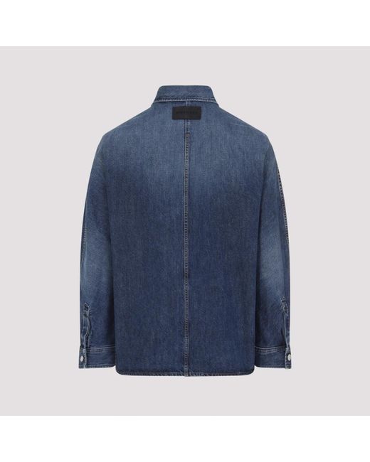 Givenchy Overhemden ,Blauw ,Blauw Shirt Stijlvolle Casual Kleding in het Blue voor heren