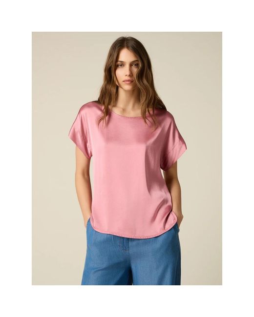 Blouses Oltre de color Pink