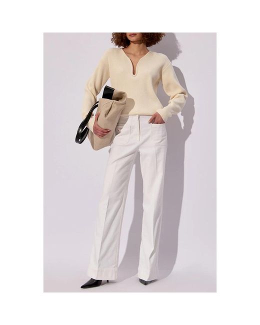 Knitwear > round-neck knitwear Victoria Beckham en coloris White
