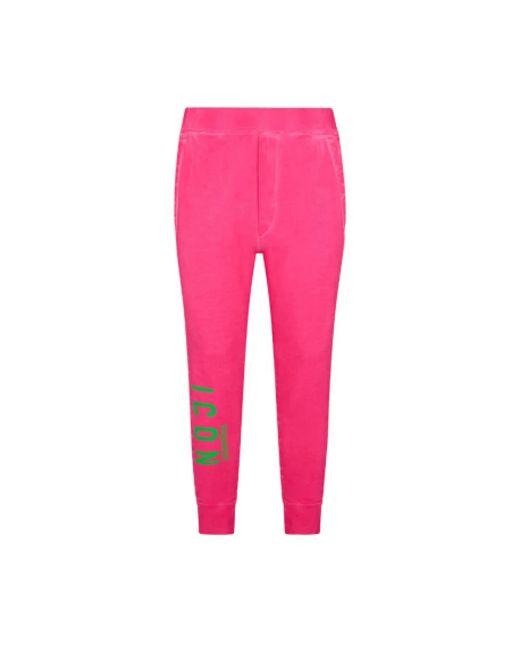 DSquared² Pink Sweatpants for men