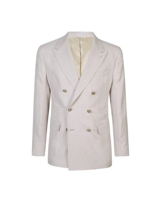 Eleventy Gray Blazers for men