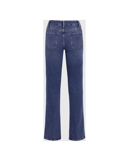 FRAME Blue Straight Jeans