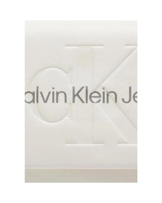 Calvin Klein White Cross Body Bags