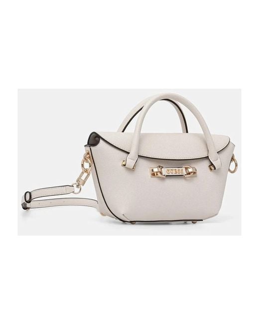 Handbags Guess de color White