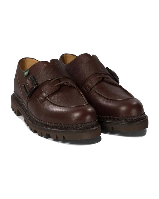 Paraboot Brown Laced Shoes for men