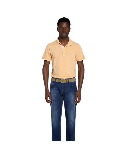 Mason's Blue Polo Shirts for men