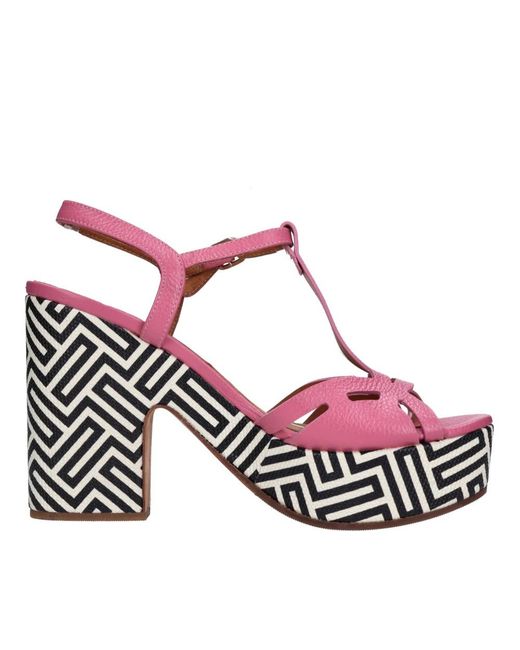 Chie Mihara Purple High Heel Sandals