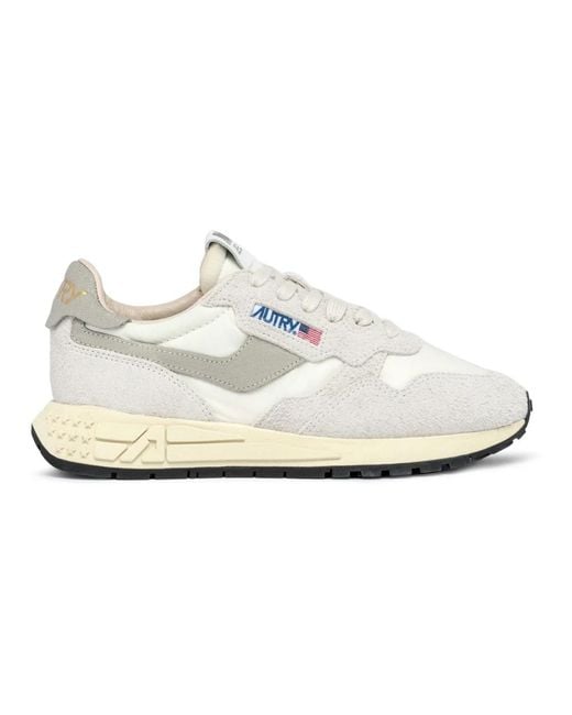 Autry White Reelwind Low Sneaker for men