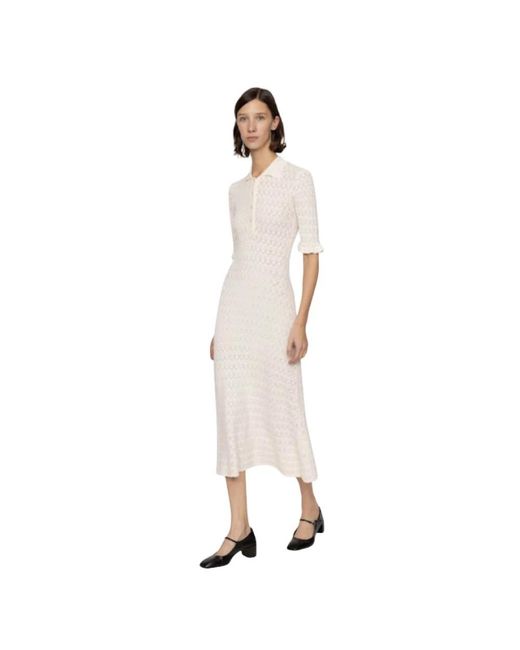 Sea Kleedjes ,Wit ,Rue Kleid in het Natural