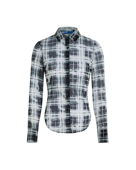 Shirts Karl Lagerfeld de color Blue