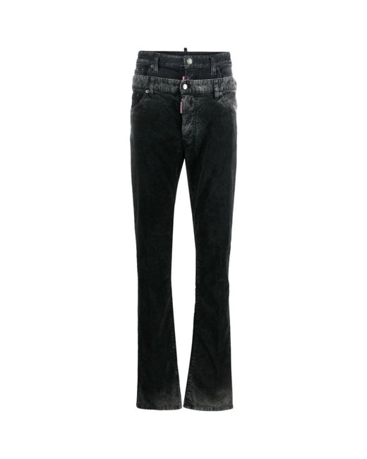 DSquared² Black Flared Jeans for men