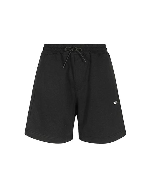 Casual Shorts MSGM pour homme en coloris Black