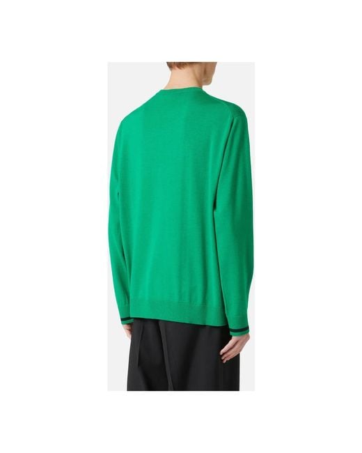 Round-Neck Knitwear di Iceberg in Green da Uomo