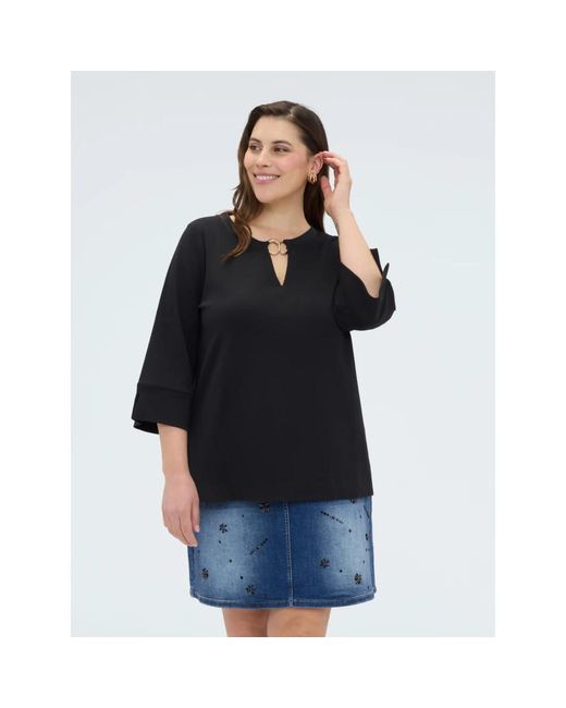 Blouses FIORELLA RUBINO de color Black