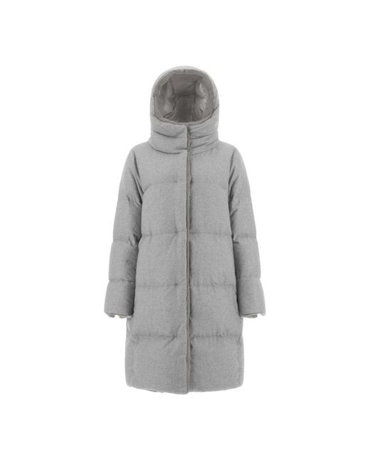 Herno Gray Down Coats