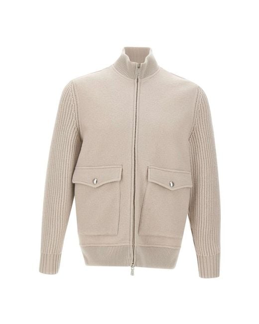 Eleventy White Light Jackets for men