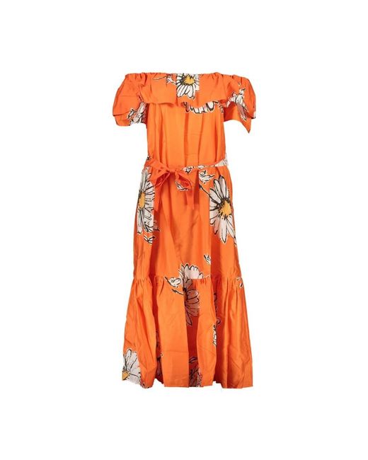 Dresses > day dresses > maxi dresses Desigual en coloris Orange