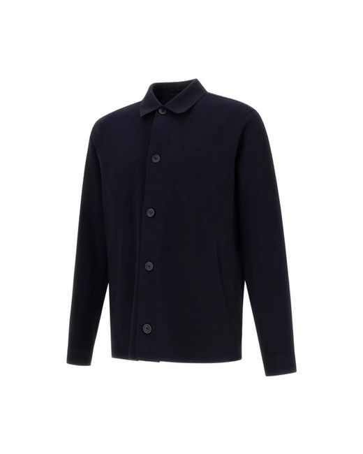 Herno Jassen ,Blauw ,Polyester Shacket in het Blue voor heren