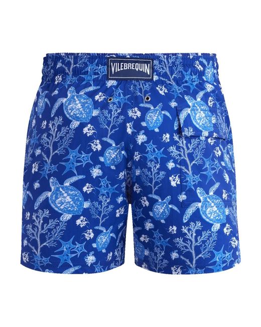Vilebrequin X-Ray Schildkröten Badehose Blau in Blue für Herren