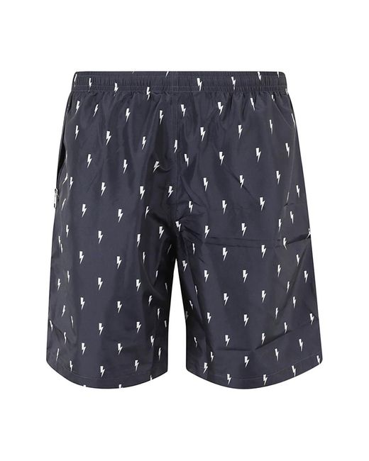 Neil Barrett Blue Beachwear for men