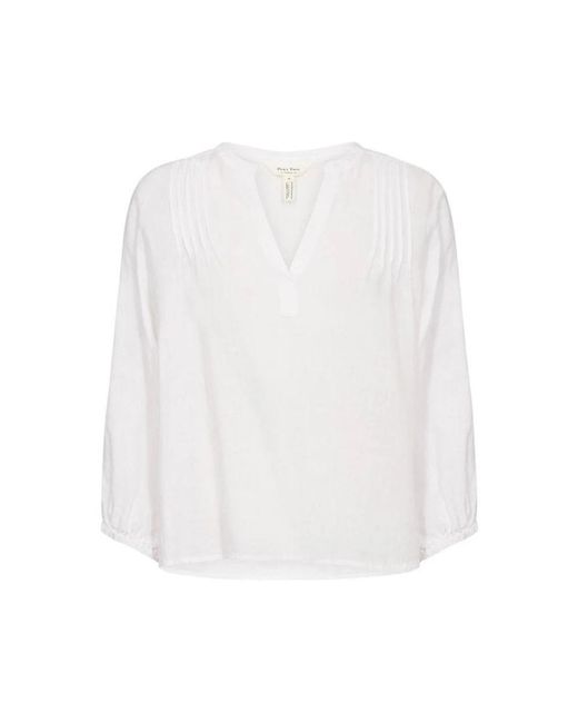 Blouses di Part Two in White