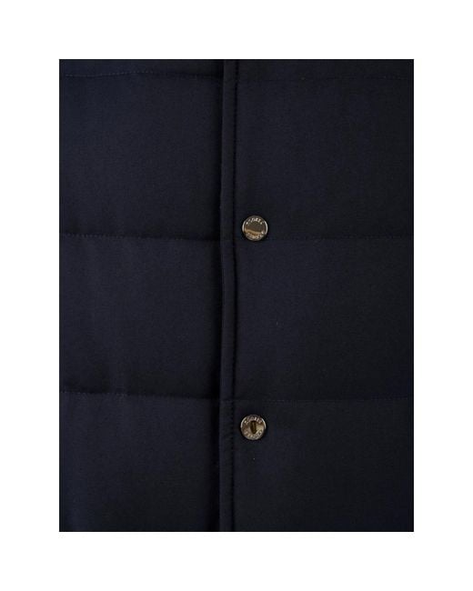 Moorer Blue Down Jackets for men
