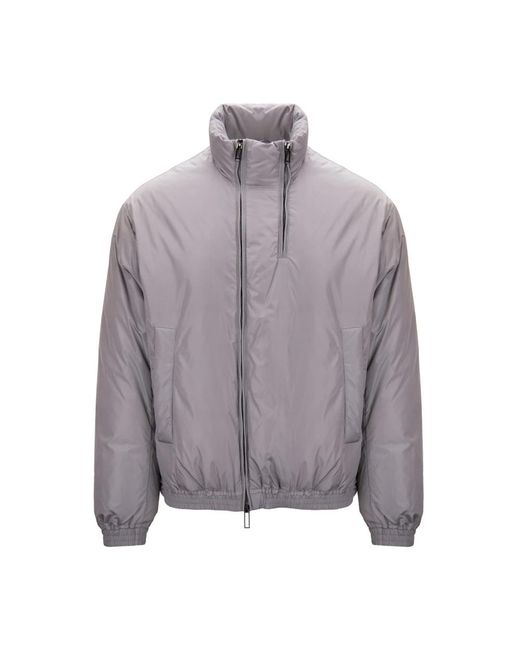 Emporio Armani Gray Winter Jackets for men