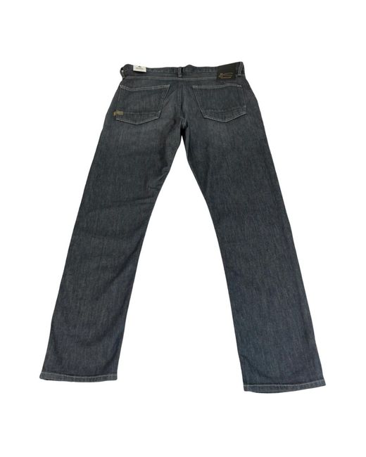 Denham Graue carrot fit jeans mit knopfleiste in Gray für Herren