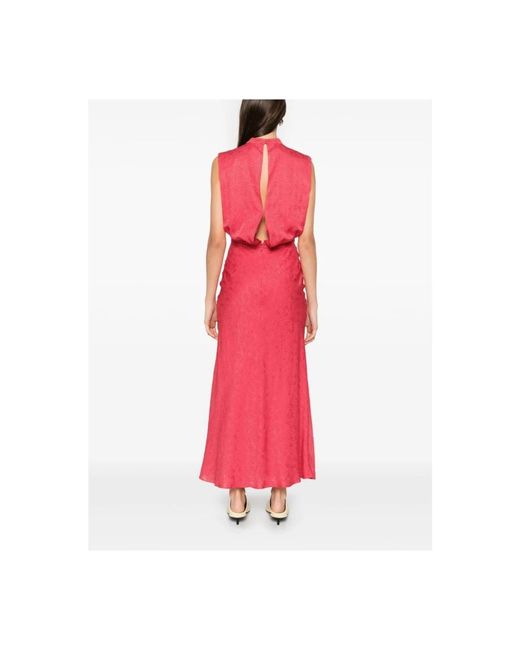 Saloni Pink Maxi Dresses