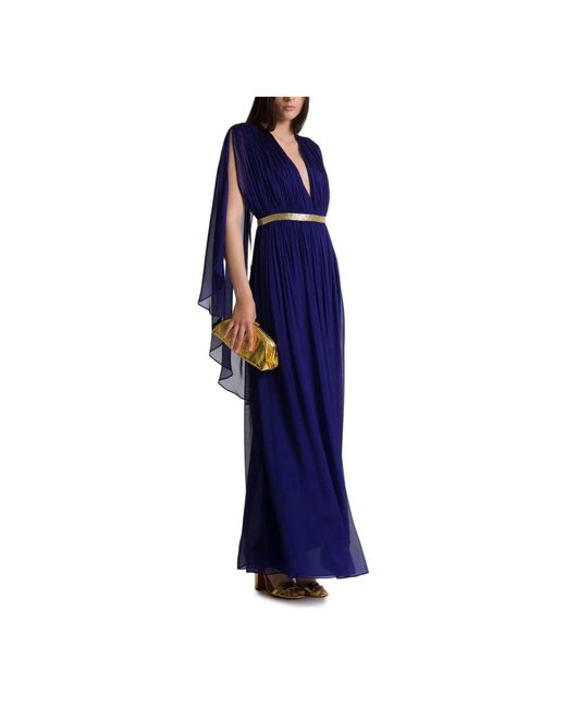 Alberta Ferretti Blue Maxi Dresses