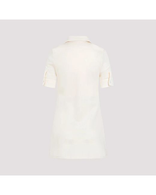 Jil Sander White Polo Shirts