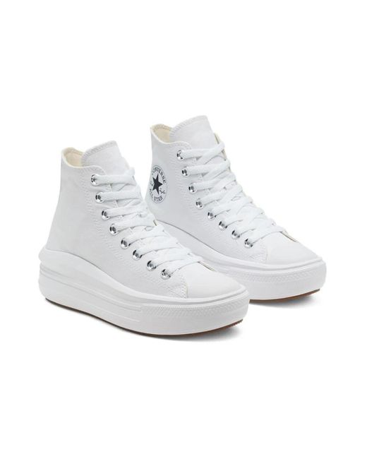 Converse Chuck Taylor All Star Move Platform Sneakers in het Blue