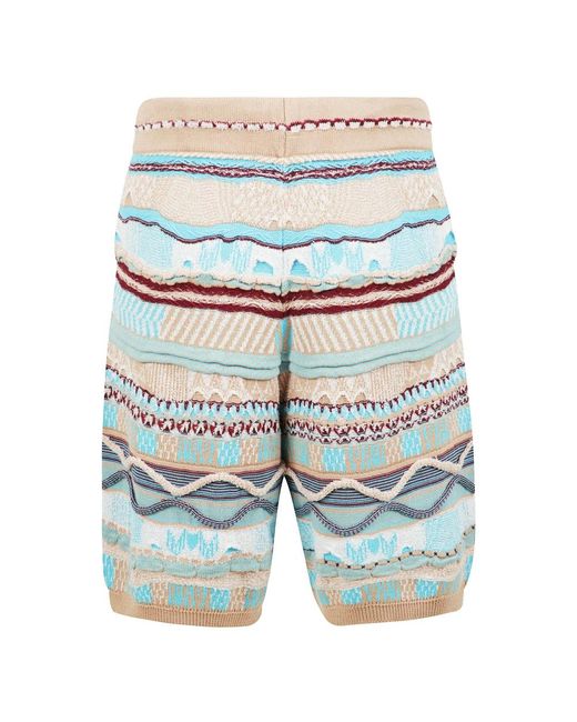 Laneus Blue Casual Shorts for men