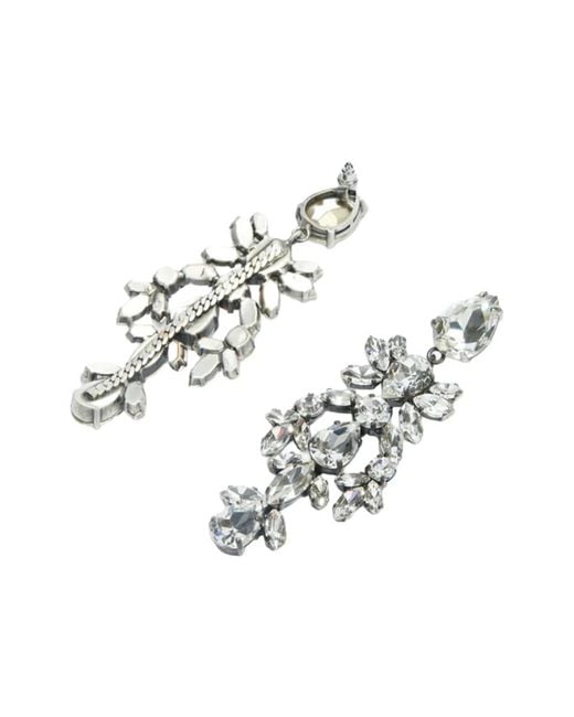 Ermanno Scervino White Earrings