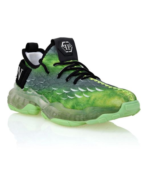 Philipp Plein Green Runner Hyper Shock