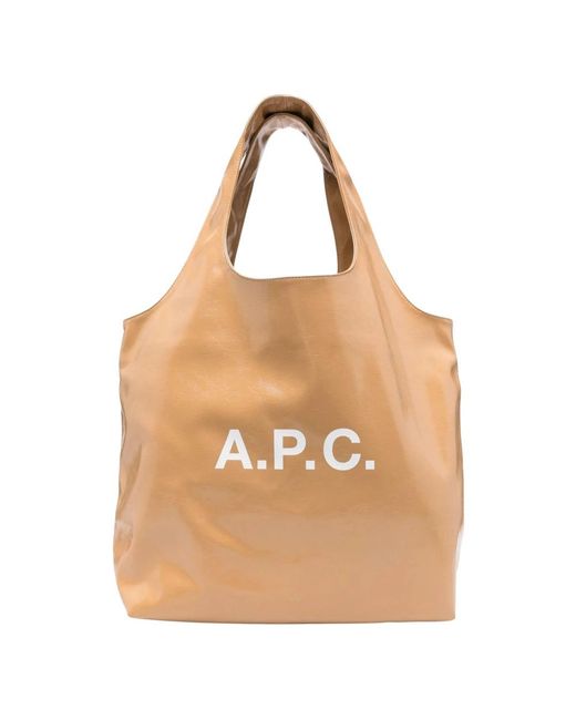 A.P.C. Natural Shopping Bags for men