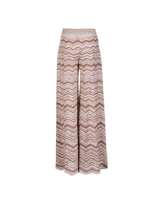 D.exterior Pink Wide Trousers