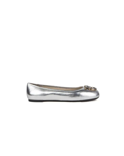 Pinko White Ballerina Shoes