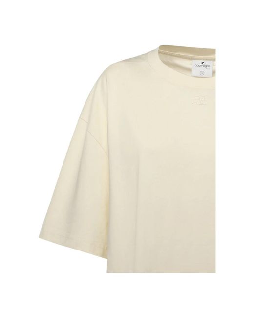 Courreges Natural T-Shirts