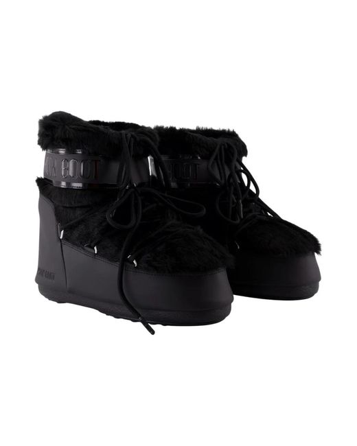 Moon Boot Black Winter Boots